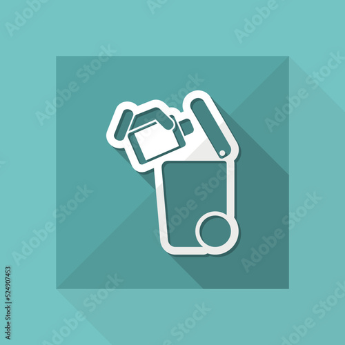 Separate waste collection icon