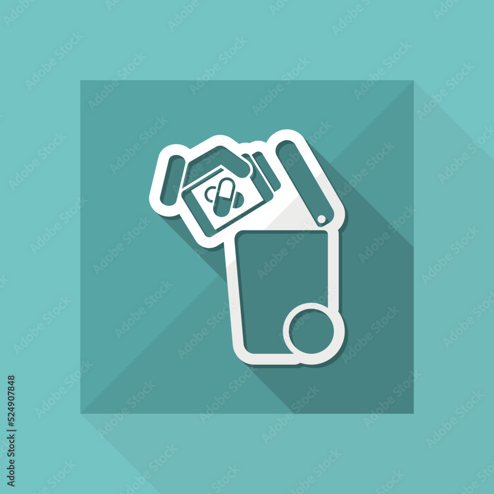 Separate waste collection icon Separate waste collection icon