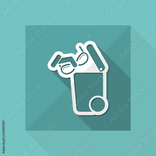 Separate waste collection icon