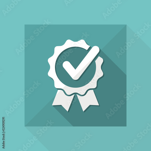 Approval check - Vector flat minimal icon