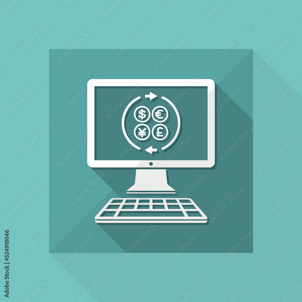 Currency web services icon Currency web services icon