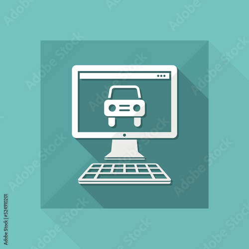 Car web service icon