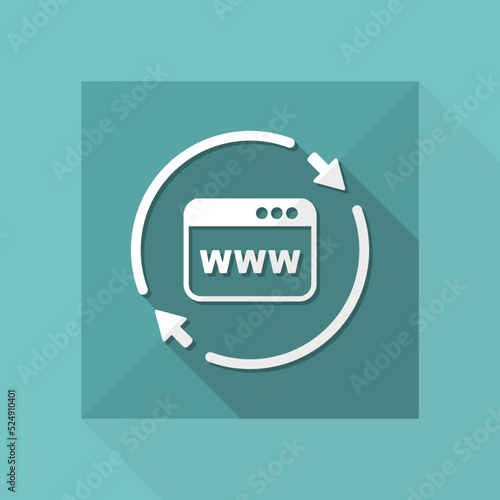 Refresh internet page icon