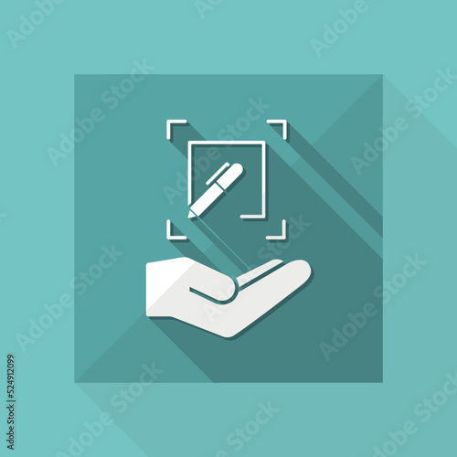 Customized design services - Flat minimal vector icon