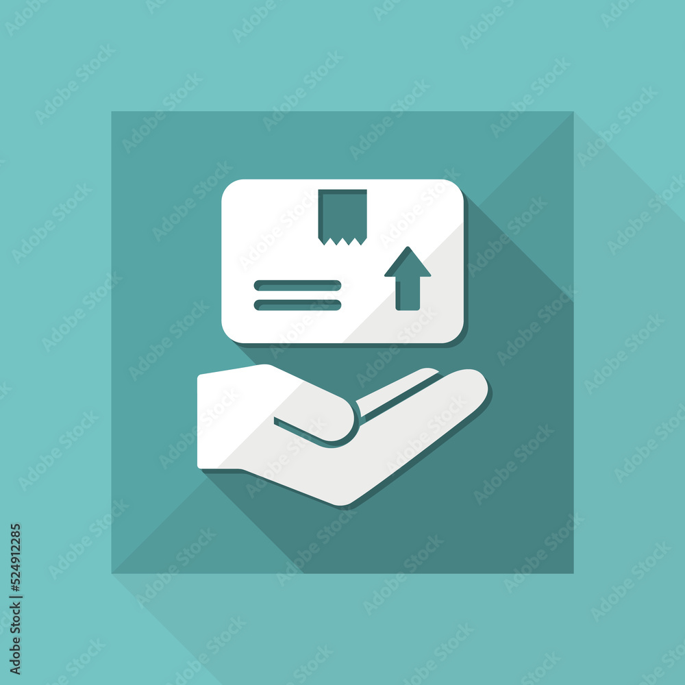 Logistic package - Minimal vector icon Logistic package - Minimal vector icon