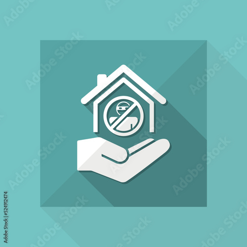 Home protection services - Minimal icon