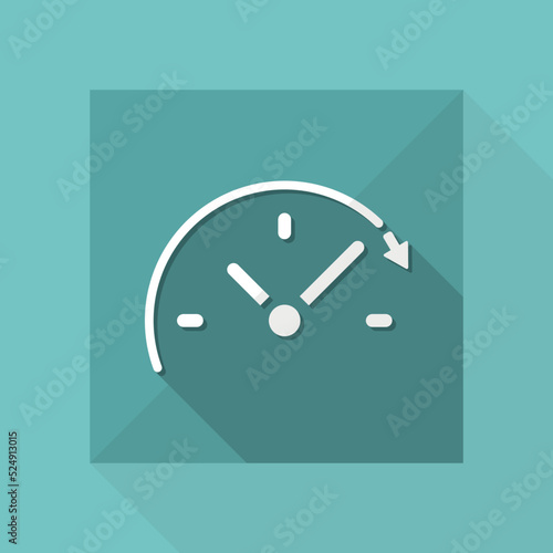 Spending time concept - Vector web icon
