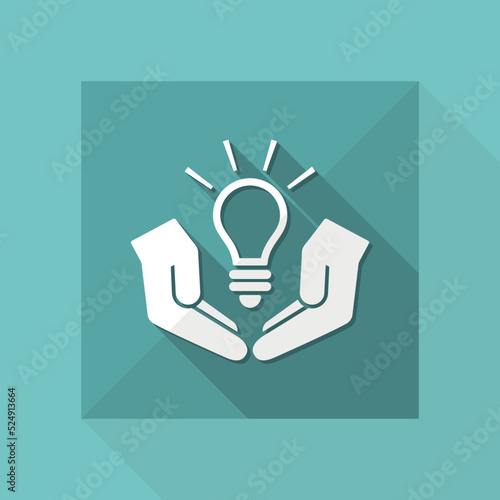 Patented idea - Vector web icon photo