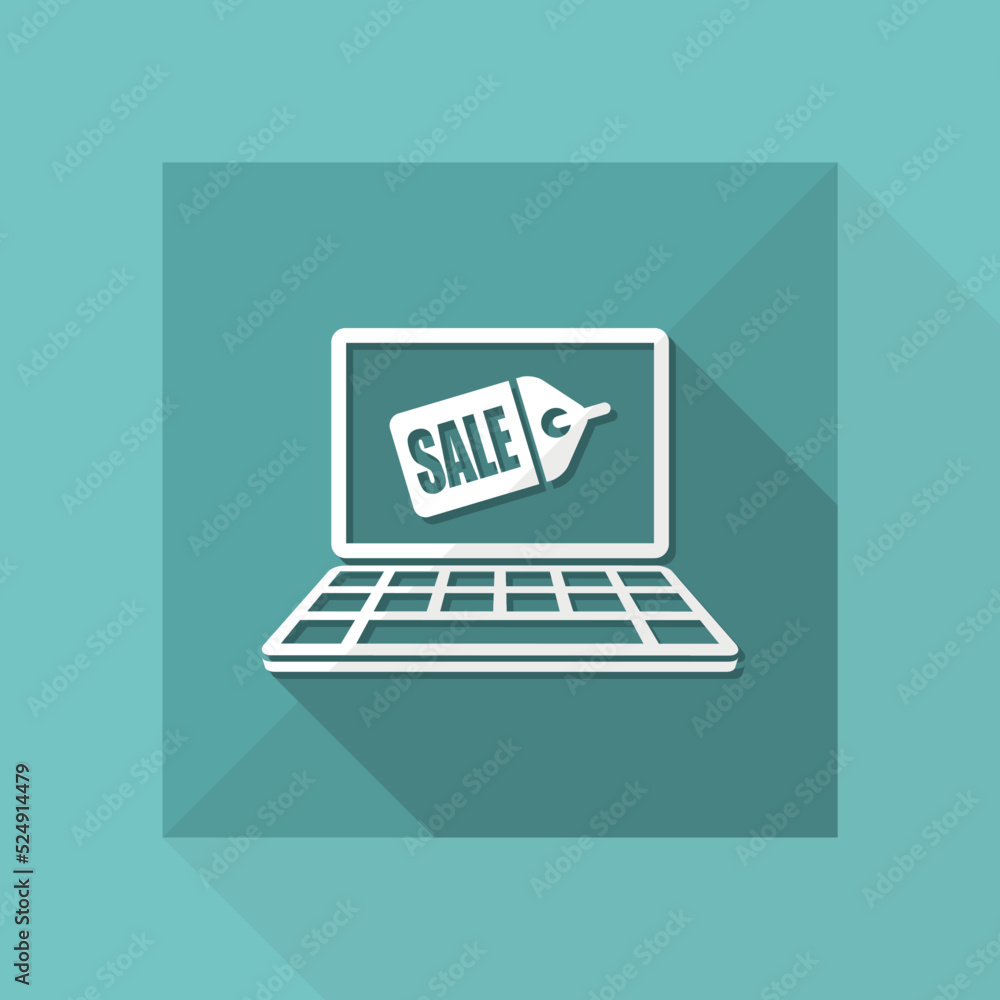 Web coupon - Vector flat icon Web coupon - Vector flat icon
