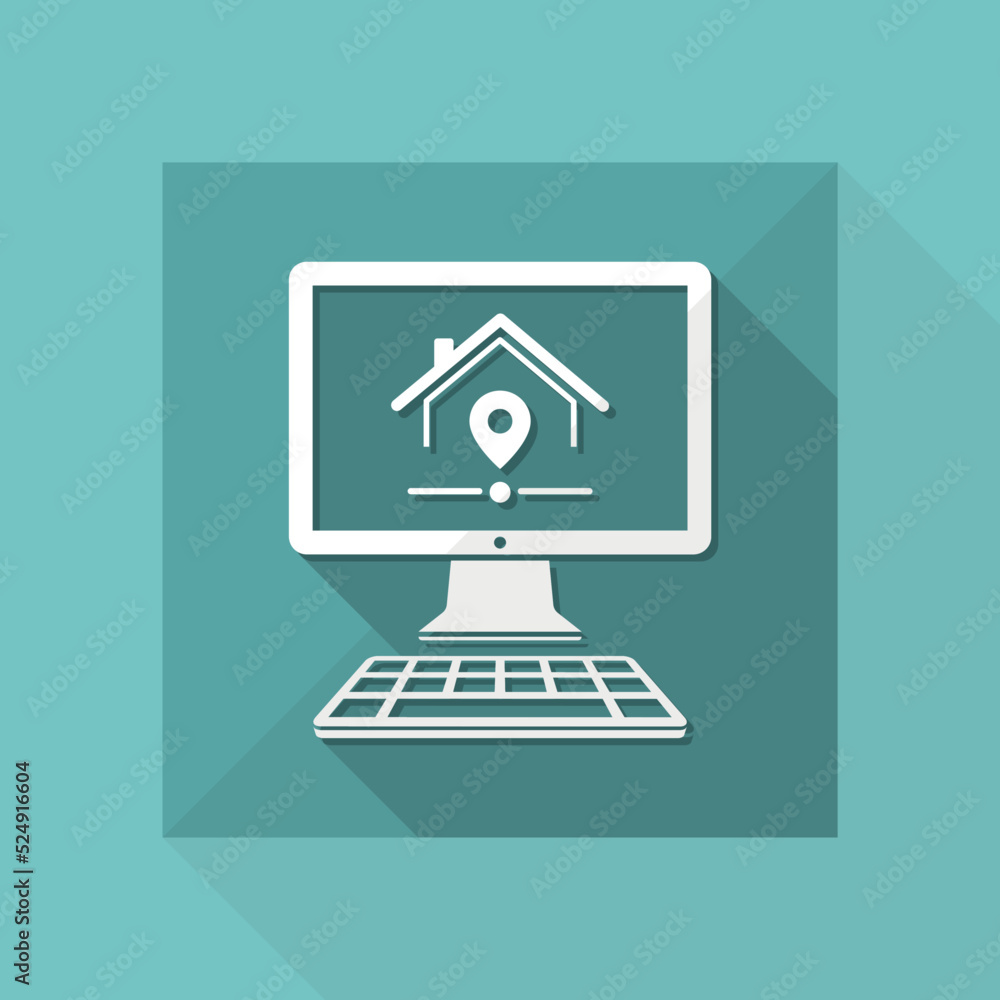 Find us - Vector icon for computer website or application Find us - Vector icon for computer website or application