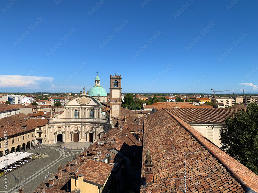 View of Piazza Ducale, Vigevano, Italy