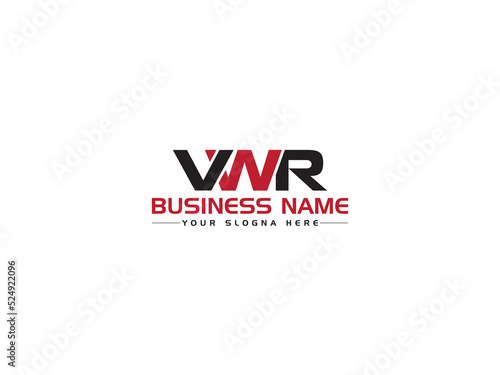 Abstract VWR Logo Icon, Simple VW v w r Logo Letter Vector Image Design For You photo