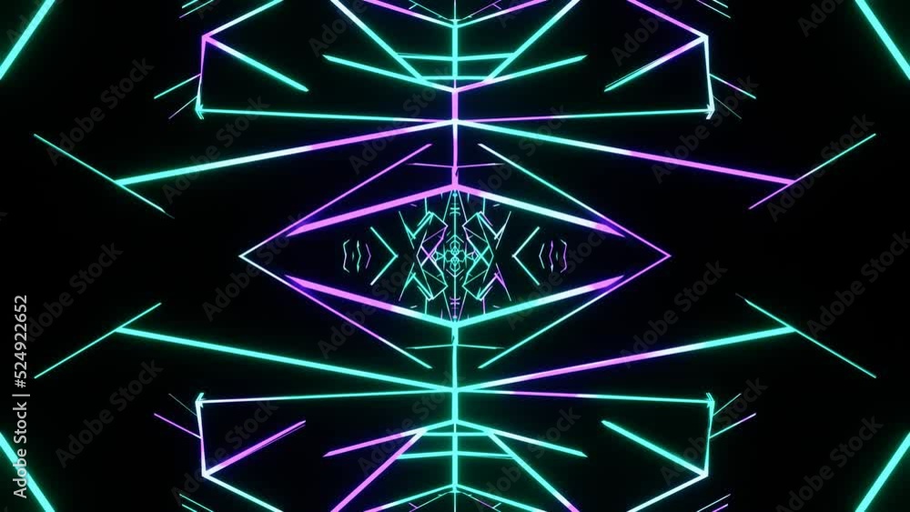 Animated looping background. Flickering neon lines for the VJ Animated looping background. Flickering neon lines for the VJ