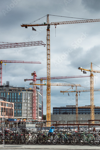 Photography The city of Copenhagen is under construction