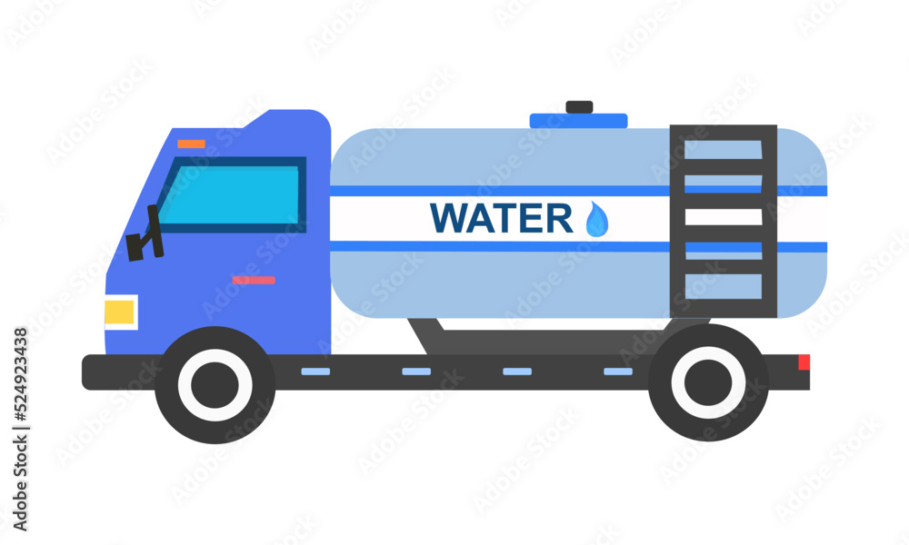 Truck with loaded mineral water. express delivering services by truck. mineral water shipping. Truck with loaded mineral water. express delivering services by truck. mineral water shipping.