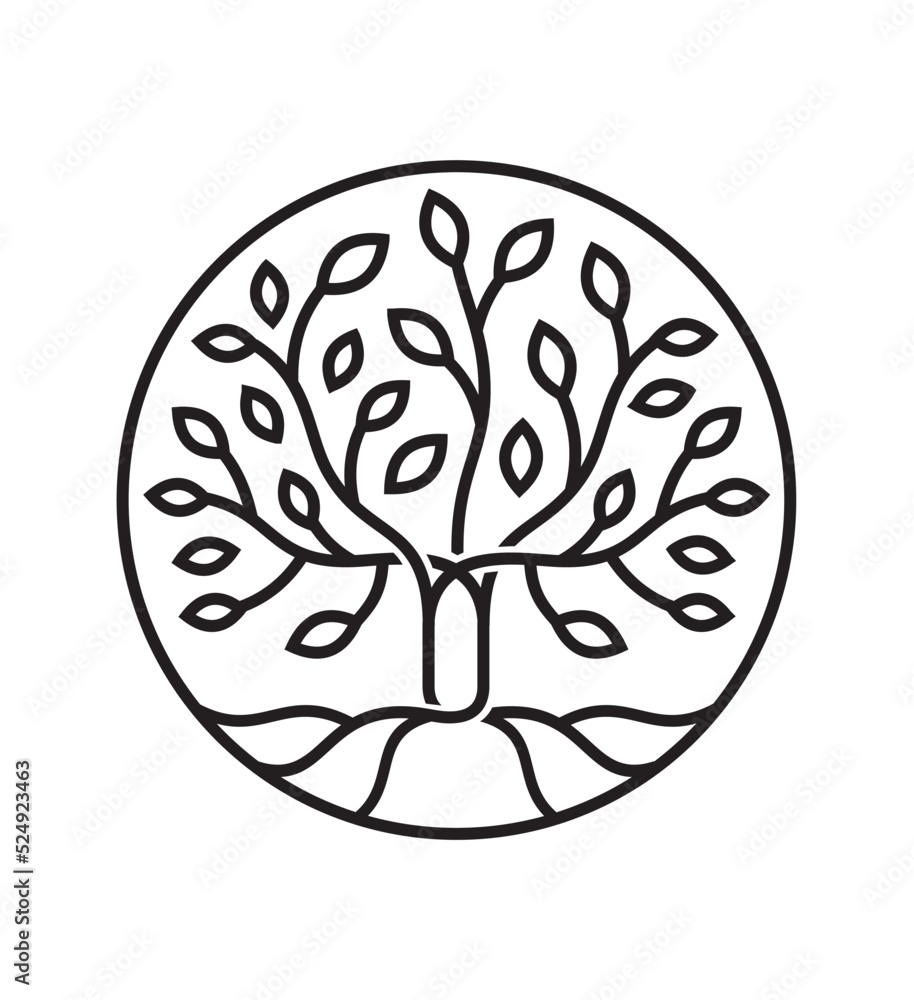 Obraz premium Tree emblem for your projects