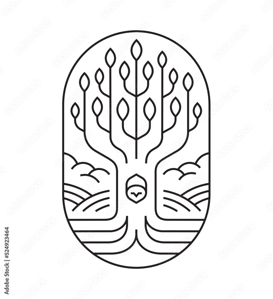 Tree emblem for your projects Tree emblem for your projects