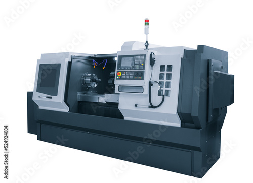 Cuadro en lienzo Manufacturing professional lathe machine