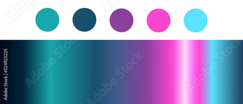 Fluorescent trendy gradient/ background/ wallpaper with primary color palette for illustration, art, web design, graphic design etc.