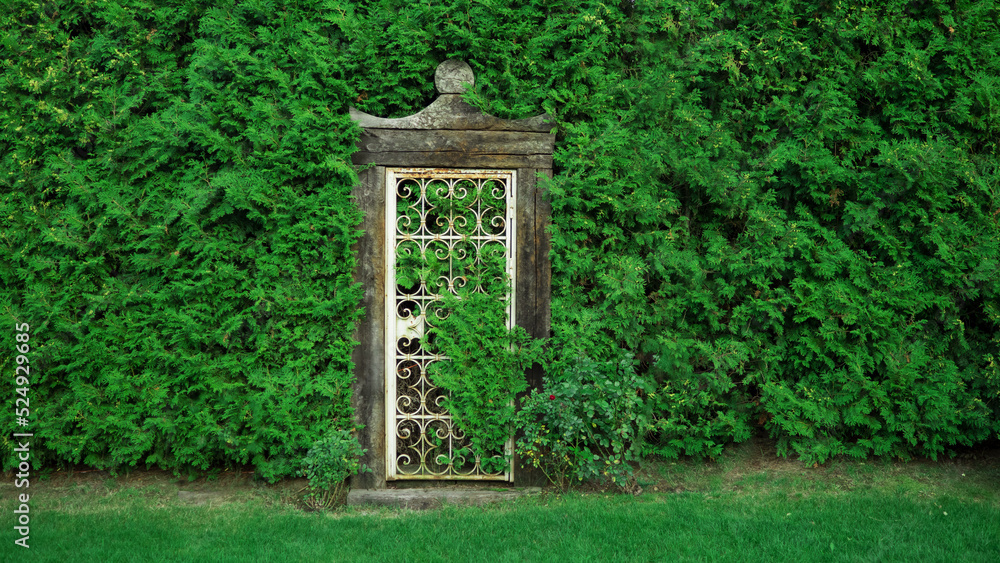 door in the garden