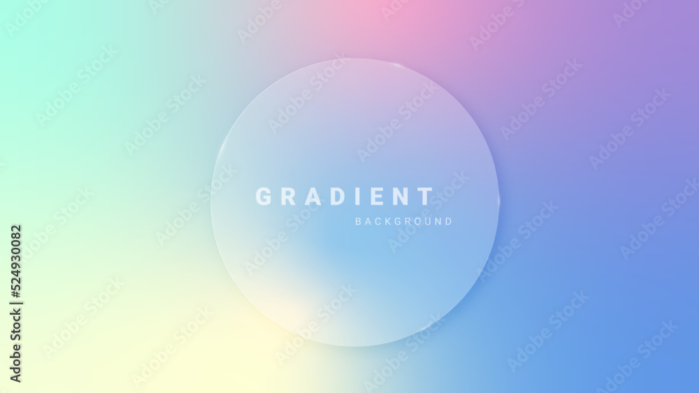 Abstract blur gradient background with transparent glass frame. Abstract blur gradient background with transparent glass frame.