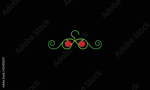 Alphabet letters Initials Monogram logo .APPLE . Honeycrisp · Envy · Gala