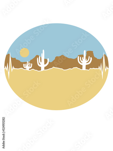 Frequenz Wüste Landschaft Silhouette