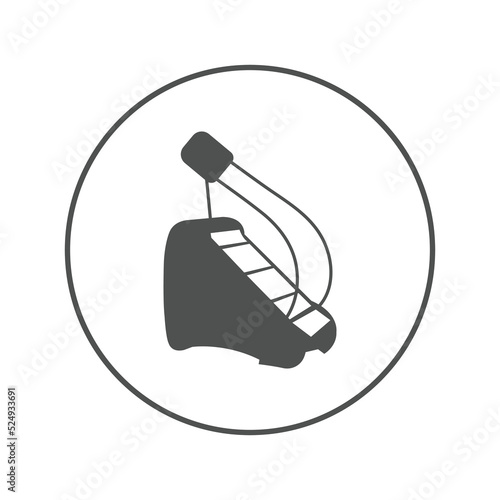 Stair steppers machines gym icon | Circle version icon |