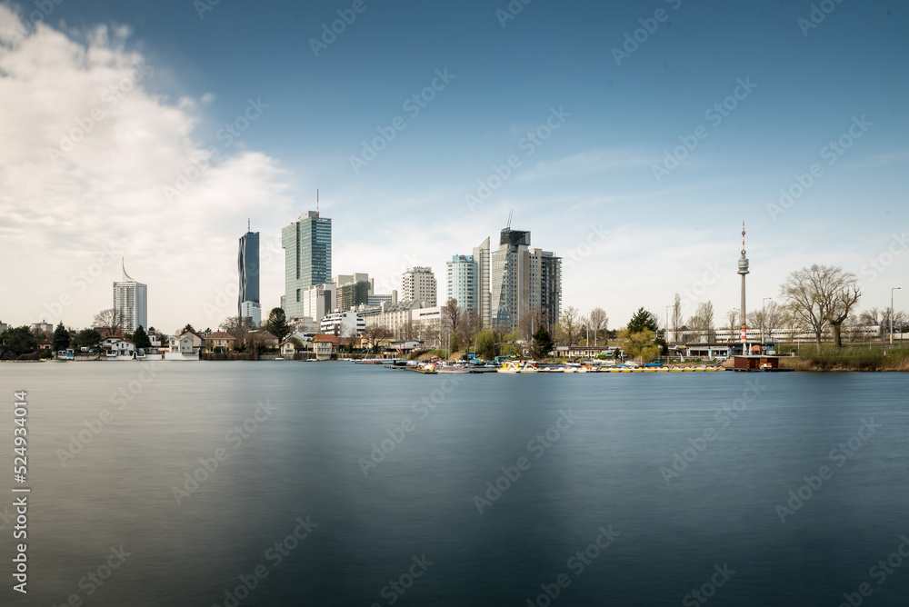 Naklejka premium Skyline