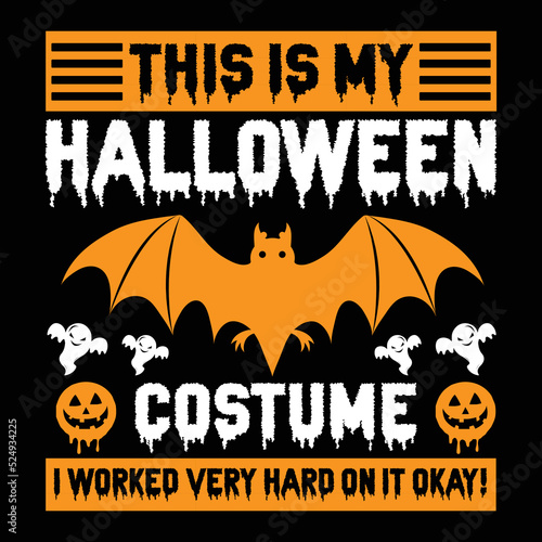 Halloween t shirt design and vector