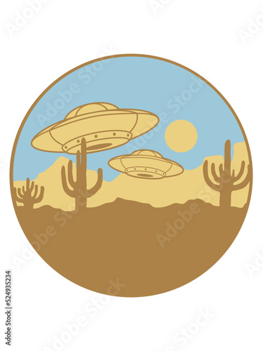 Fliegende Wüsten UFOs Szene 