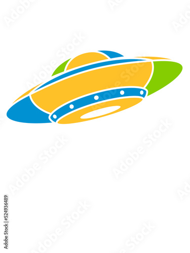Buntes UFO Mystery Aliens 