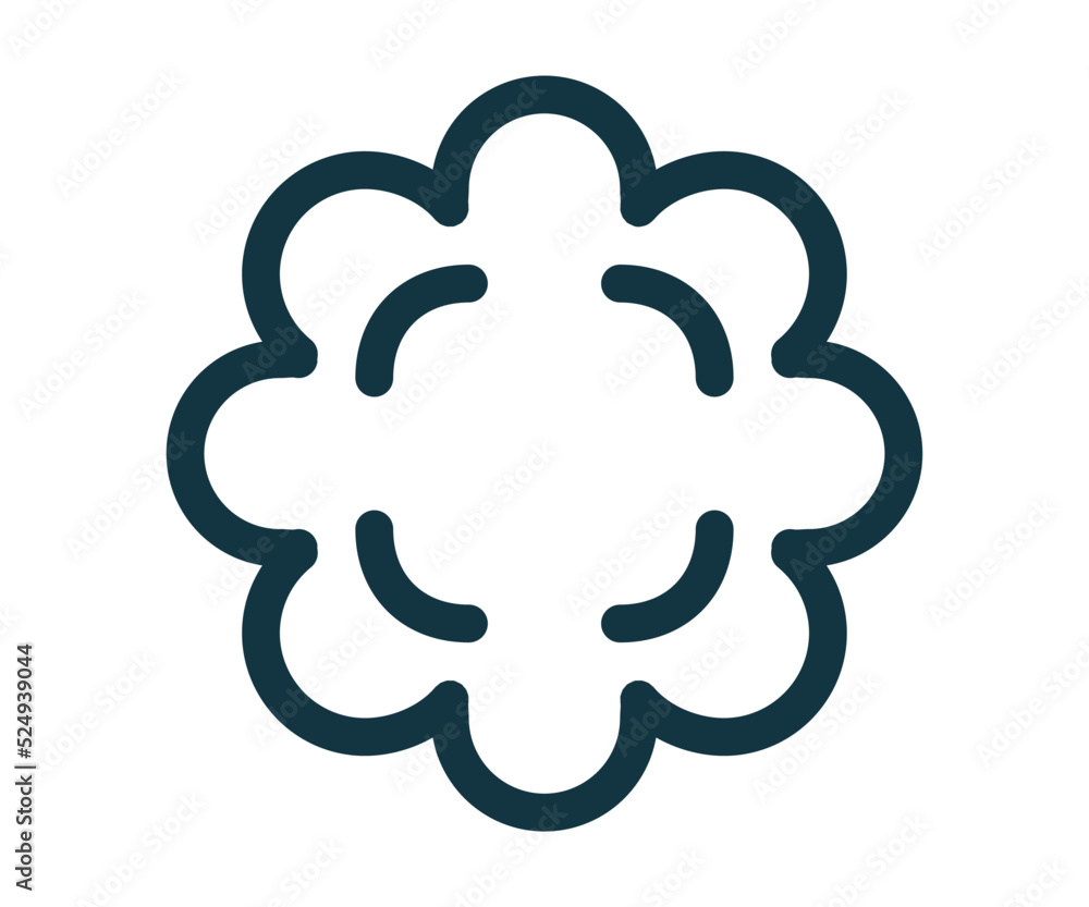 Natural product material. Sheep wool fabric symbol. Natural product material. Sheep wool fabric symbol.