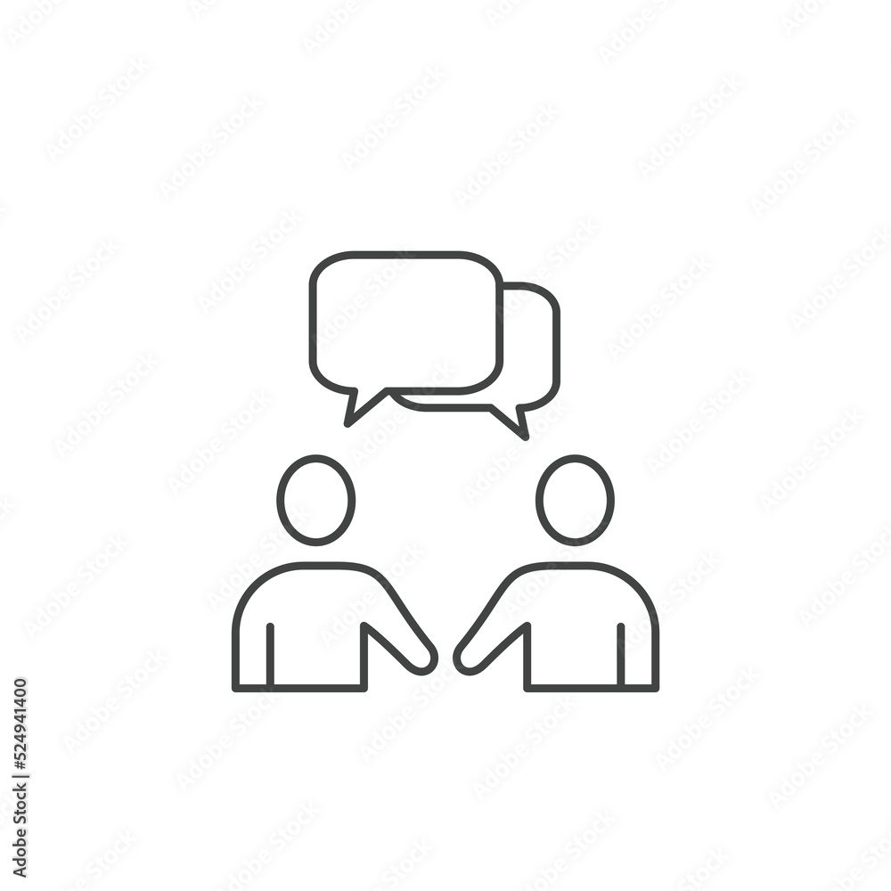 Speaking People icons symbol vector elements for infographic web Speaking People icons symbol vector elements for infographic web