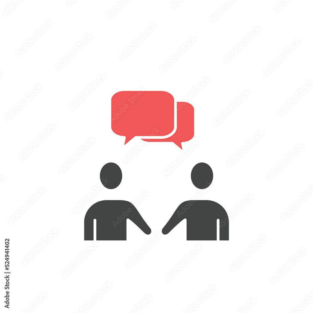 Speaking People icons symbol vector elements for infographic web Speaking People icons symbol vector elements for infographic web