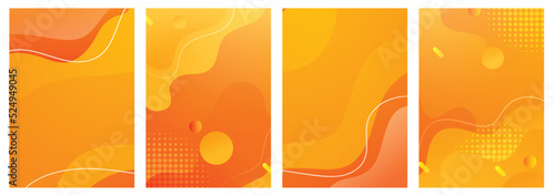 Abstract modern gradient flowing geometric pattern background texture for poster cover design, template, brochure, card, flyer etc.