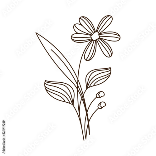 flower and leafs