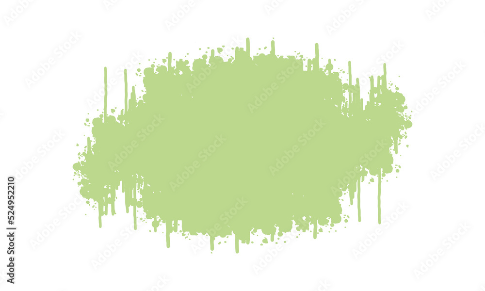 Obraz premium green color splash