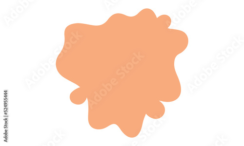 Fototapeta Naklejka Na Ścianę i Meble -  orange color splash
