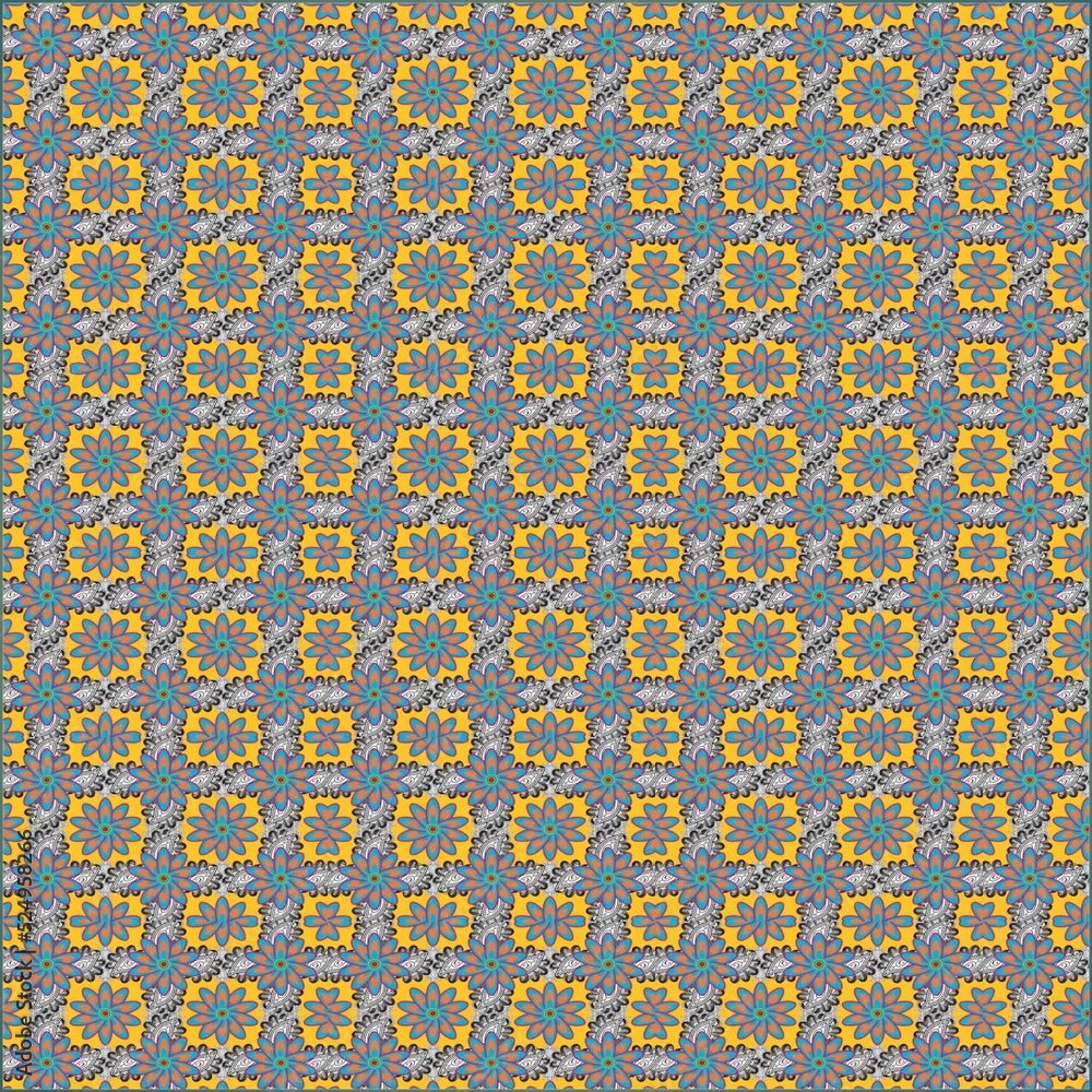 Illustration Texture flower pattern wallpaper Illustration Texture flower pattern wallpaper