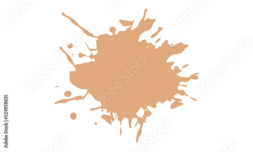 brown color splash