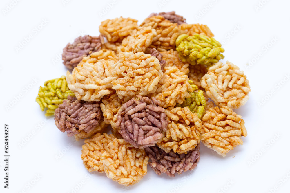 Obraz premium Thai sweet crispy rice cakes
