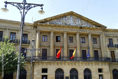 Obraz na płótnie Pamplona - La Diputación Foral de Navarra w salonie