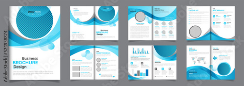 12 pages corporate business brochure template company profile brochure annual report design