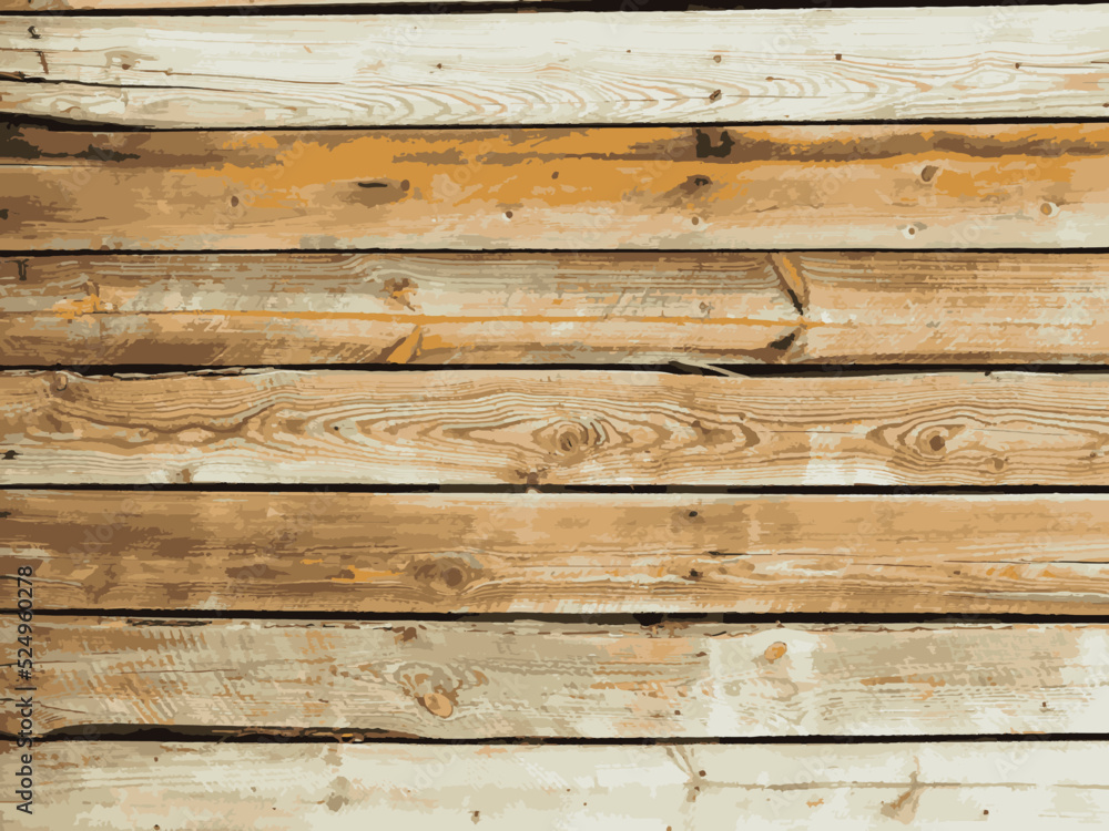Obraz premium Vector wood texture. background old panels. Grunge retro vintage wooden texture, vector background