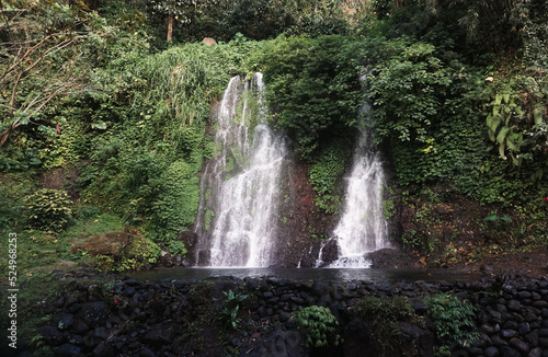 The View around Jagir Waterfall in Banyuwangi, East Java, Indonesia.