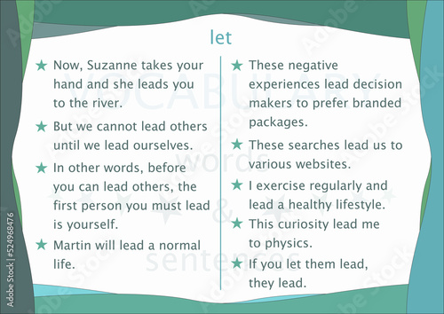 learning english - lead