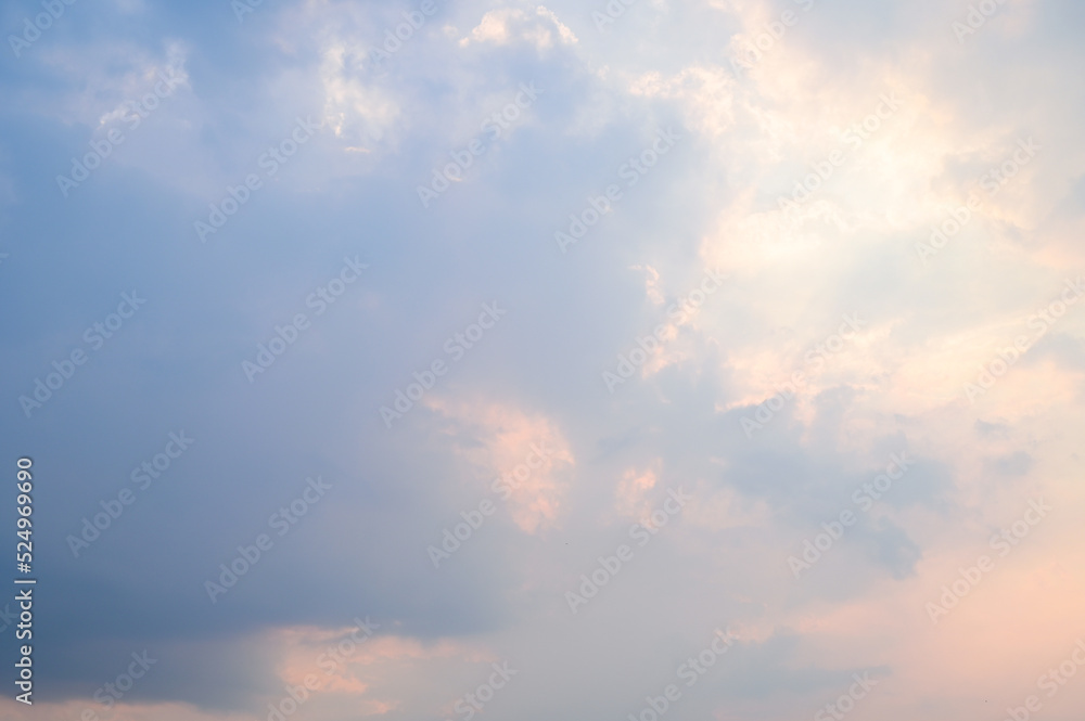 blue sky background, natural landscape