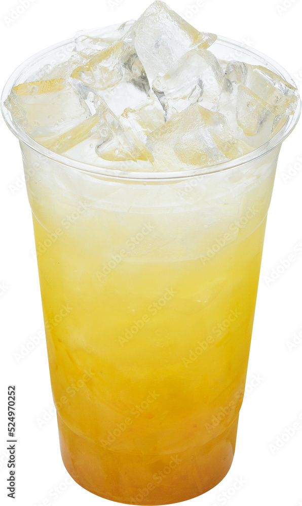 Beverages isolated on white background Beverages isolated on white background