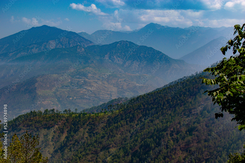 Fototapeta premium landscape with clouds